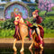 Unicorn Academy - Pop Valentina & Eenhoorn Cinder - met 2 rijaccessoires en borstel - Speelfigurenset