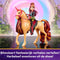 Unicorn Academy - Pop Valentina & Eenhoorn Cinder - met 2 rijaccessoires en borstel - Speelfigurenset