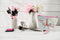 Unicorn Kinder Toilettasje etui make up tasje holografisch met unicorn print - 13 x 19.5 cm