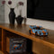 UNIDRAGON Houten 3D DIY Puzzel Voor Volwassenen Model Woosaic - Comet GTS Blauw/Oranje - 219 stukjes - 26,8x13,3x7,8 cm