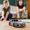 UNIDRAGON Houten 3D DIY Puzzel Voor Volwassenen Model Woosaic - Comet GTS Blauw/Oranje - 219 stukjes - 26,8x13,3x7,8 cm