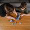 UNIDRAGON Houten 3D DIY Puzzel Voor Volwassenen Model Woosaic - Comet GTS Blauw/Oranje - 219 stukjes - 26,8x13,3x7,8 cm