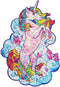 UNIDRAGON Houten Puzzel Voor Volwassenen Dier - Inspirerende Eenhoorn - 313 stukjes - King Size 31x41 cm