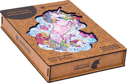 UNIDRAGON Houten Puzzel Voor Volwassenen Dier - Inspirerende Eenhoorn - 700 stukjes - Royal Size 42x58 cm
