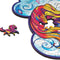 UNIDRAGON Houten Puzzel Voor Volwassenen Dier - Inspirerende Eenhoorn - 195 stukjes - Medium 26x32 cm
