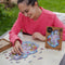 UNIDRAGON Houten Puzzel Voor Volwassenen Dier - Inspirerende Eenhoorn - 195 stukjes - Medium 26x32 cm