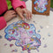 UNIDRAGON Houten Puzzel Voor Volwassenen Dier - Inspirerende Eenhoorn - 195 stukjes - Medium 26x32 cm