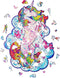 UNIDRAGON Houten Puzzel Voor Volwassenen Dier - Inspirerende Eenhoorn - 195 stukjes - Medium 26x32 cm