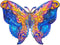 UNIDRAGON Houten Puzzel Voor Volwassenen Dier - Intersterrenstelsel Vlinder - 108 stukjes - Small 23x17 cm