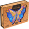 UNIDRAGON Houten Puzzel Voor Volwassenen Dier - Intersterrenstelsel Vlinder - 108 stukjes - Small 23x17 cm