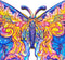 UNIDRAGON Houten Puzzel Voor Volwassenen Dier - Intersterrenstelsel Vlinder - 108 stukjes - Small 23x17 cm