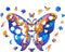 UNIDRAGON Houten Puzzel Voor Volwassenen Dier - Intersterrenstelsel Vlinder - 108 stukjes - Small 23x17 cm