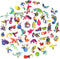 UNIDRAGON Houten Puzzel Voor Volwassenen Dier - Regenboogkleurige Kameleon - 700 stukjes - Royal Size 46x68 cm