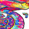 UNIDRAGON Houten Puzzel Voor Volwassenen Dier - Regenboogkleurige Kameleon - 700 stukjes - Royal Size 46x68 cm