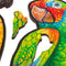 UNIDRAGON Houten Puzzel Voor Volwassenen Dier - Speelse Papegaaien - 291 stukjes - King Size 49x27 cm