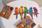 UNIDRAGON Houten Puzzel Voor Volwassenen Dier - Speelse Papegaaien - 291 stukjes - King Size 49x27 cm