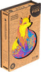 UNIDRAGON Houten Puzzel Voor Volwassenen Dier - Verleidelijke Vos - 103 stukjes - Small 18x23 cm