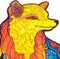 UNIDRAGON Houten Puzzel Voor Volwassenen Dier - Verleidelijke Vos - 103 stukjes - Small 18x23 cm