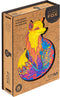 UNIDRAGON Houten Puzzel Voor Volwassenen Dier - Verleidelijke Vos - 103 stukjes - Small 18x23 cm
