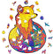 UNIDRAGON Houten Puzzel Voor Volwassenen Dier - Verleidelijke Vos - 195 stukjes - Medium 25x33 cm