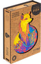 UNIDRAGON Houten Puzzel Voor Volwassenen Dier - Verleidelijke Vos - 195 stukjes - Medium 25x33 cm