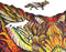UNIDRAGON Houten Puzzel Voor Volwassenen Dier - Vurige Vos - 308 stukjes - King Size 27x40 cm