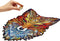 UNIDRAGON Houten Puzzel Voor Volwassenen Dier - Vurige Vos - 308 stukjes - King Size 27x40 cm