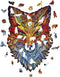 UNIDRAGON Houten Puzzel Voor Volwassenen Dier - Vurige Vos - 308 stukjes - King Size 27x40 cm