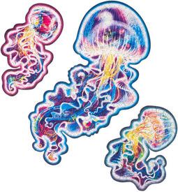 UNIDRAGON Houten Puzzel Voor Volwassenen Dier - Zwervende Kwallen - 330 stukjes - King Size 38x38 cm