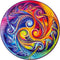 UNIDRAGON Houten Puzzel Voor Volwassenen Mandala - Spiraal Incarnatie - 200 stukjes - Medium 25x25 cm