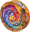UNIDRAGON Houten Puzzel Voor Volwassenen Mandala - Spiraal Incarnatie - 350 stukjes - King Size 33x33 cm