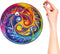 UNIDRAGON Houten Puzzel Voor Volwassenen Mandala - Spiraal Incarnatie - 200 stukjes - Medium 25x25 cm