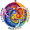 UNIDRAGON Houten Puzzel Voor Volwassenen Mandala - Spiraal Incarnatie - 350 stukjes - King Size 33x33 cm