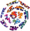 UNIDRAGON Houten Puzzel Voor Volwassenen Mandala - Spiraal Incarnatie - 350 stukjes - King Size 33x33 cm