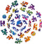 UNIDRAGON Houten Puzzel Voor Volwassenen Mandala - Spiraal Incarnatie - 700 stukjes - Royal Size 45x45 cm
