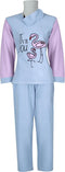 UNIFICATO Dames Pyjamaset - Huispak - Fleece - Blauw - Maat XL