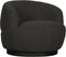 BePureHome Woolly Draaifauteuil - Boucle - Antraciet - 71x84x88