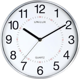 Unilux Aria klok - grijs/wit - Ø 28,5 - rond