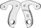Union derailleur pad GH-210