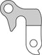 Union Derailleurhanger Gh-001 60 Mm Zilver
