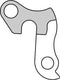 Union Derailleurhanger Gh-010 Aluminium Zilver