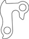 Union Derailleurhanger Gh-015 Zilver