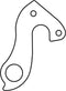 Union Derailleurhanger Gh-056 53 Mm Zilver