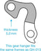 Union Derailleurhanger Gh-081 Zilver
