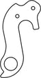 Union Derailleurhanger Gh-085 59,5 Mm Zilver