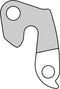 Union Derailleurhanger Gh-106 71 Mm Zilver