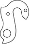 Union Derailleurhanger Gh-114 Zilver