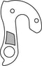 Union Derailleurhanger Gh-119 55 Mm Zilver