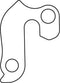 Union Derailleurhanger Gh-120 58,1 Mm Zilver