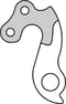 Union Derailleurhanger Gh-121 56,8 Mm Zilver